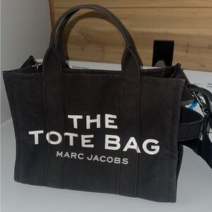 Marc Jacobs Black Luxury Shopping Bag Collection